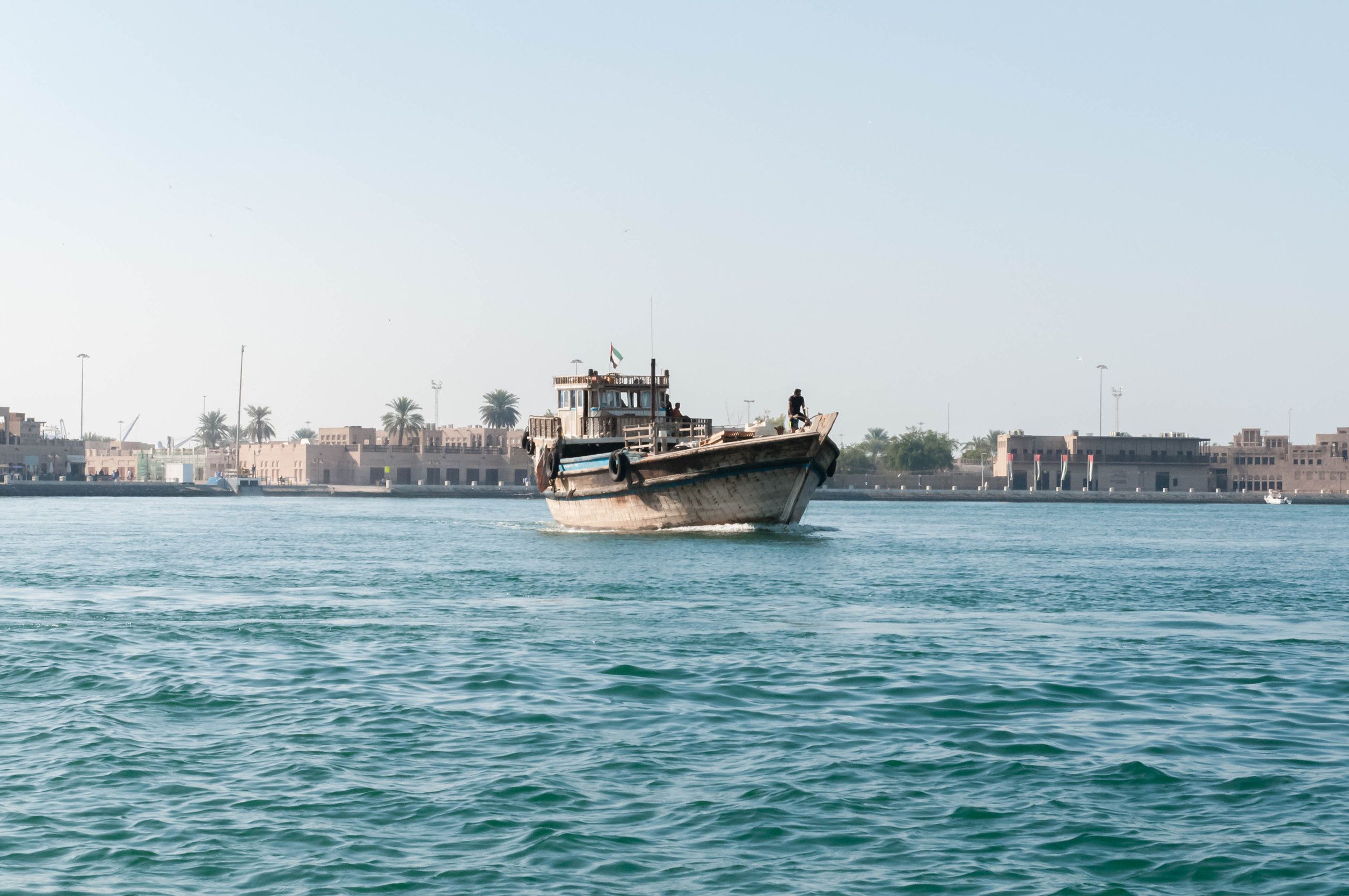A Big Dhow In Abu Dhabi