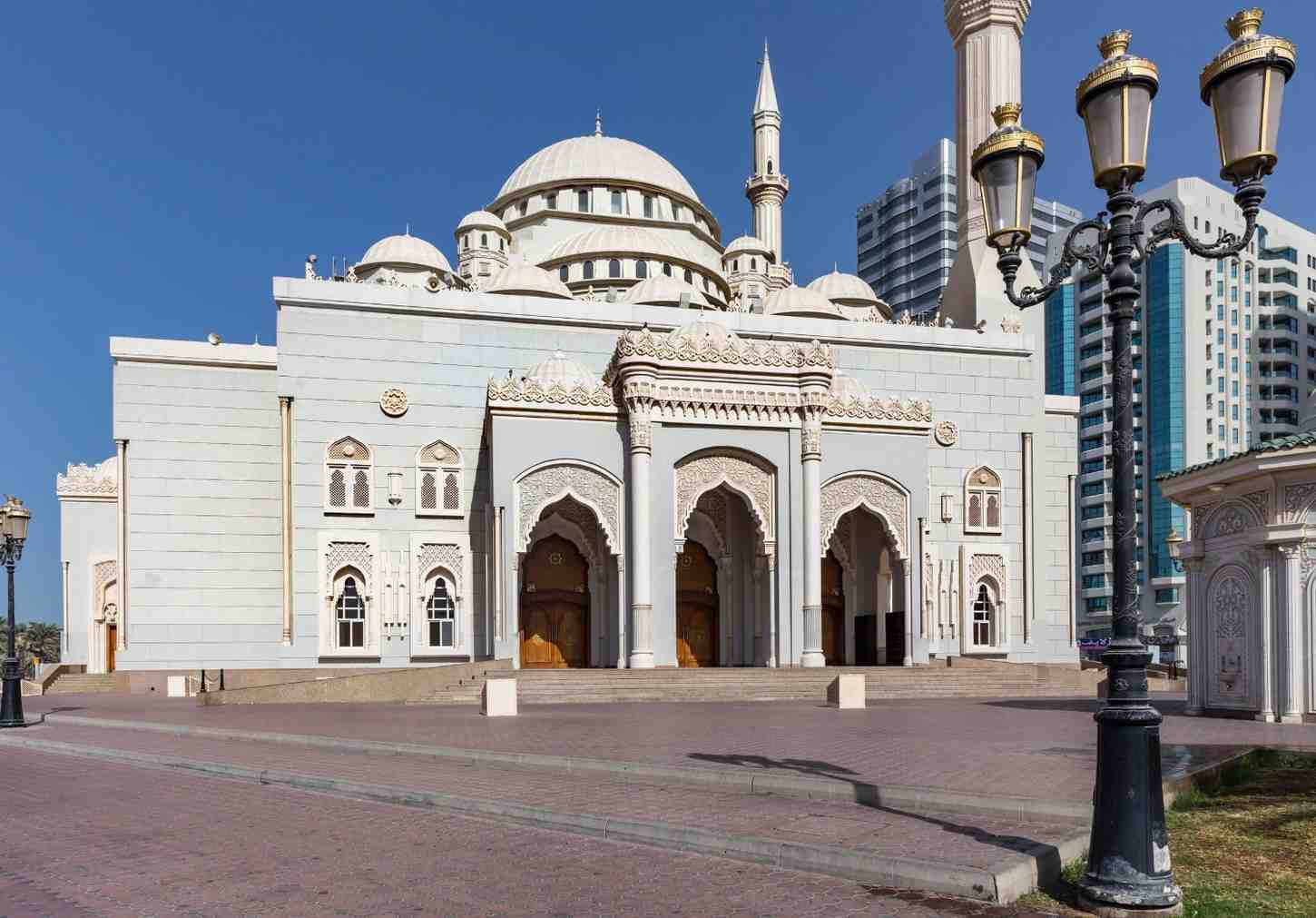 Al Noor Mosque In Sharjah Uae