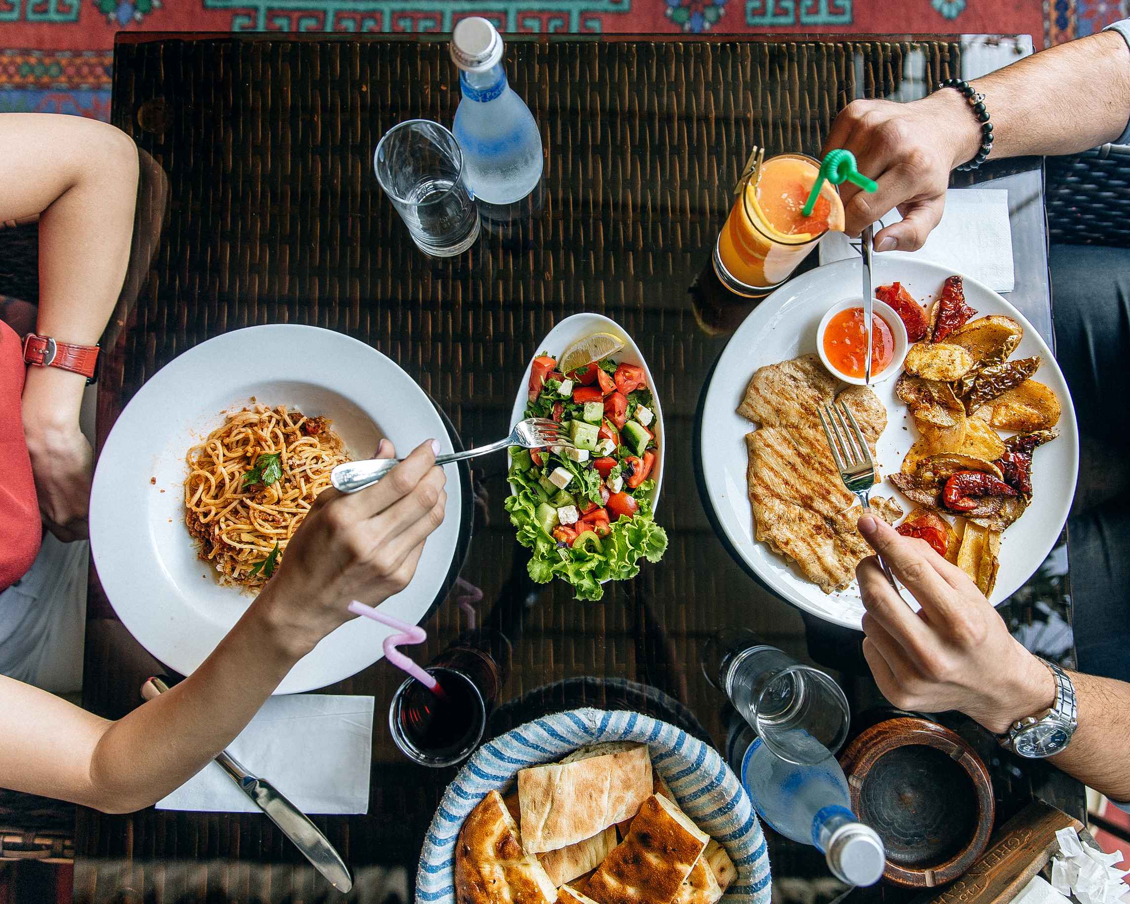 Dining options at the UAE airport
