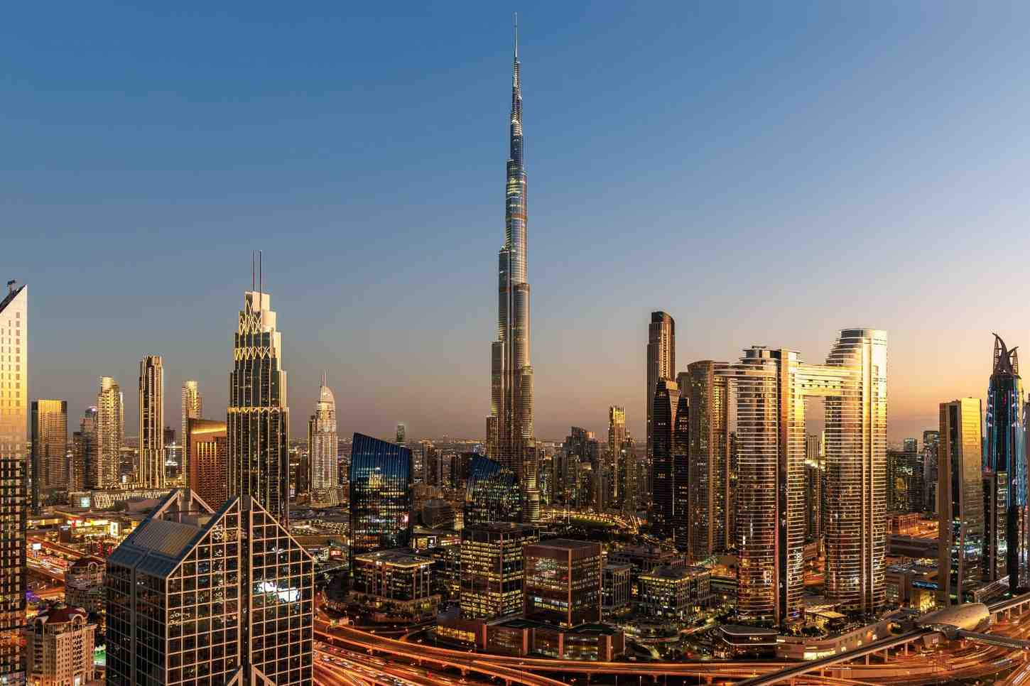 Dubai Burj Khalifa Skyline