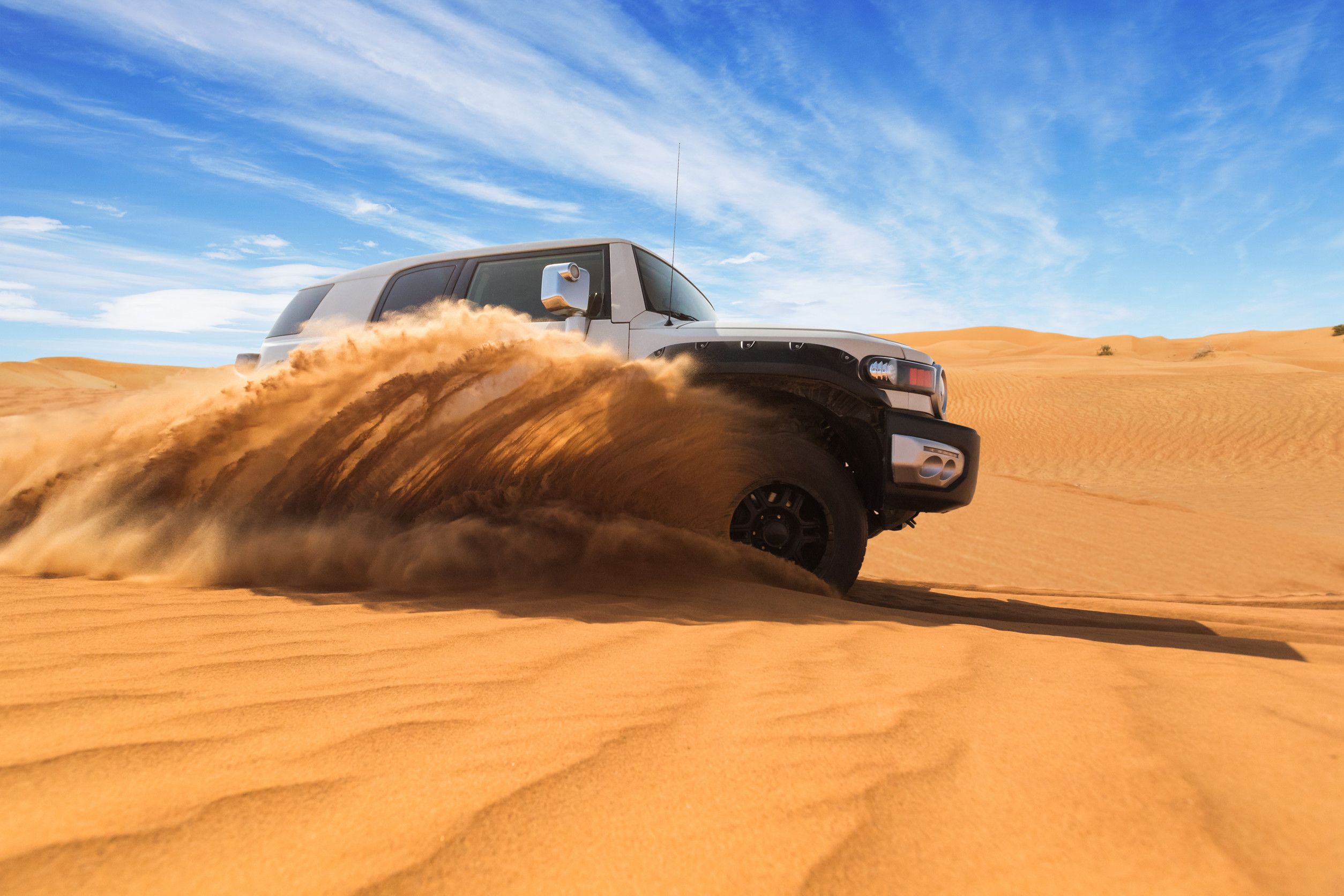 Dune Bashing In A Powerful 4x4 Vehicle At Arabian Desert