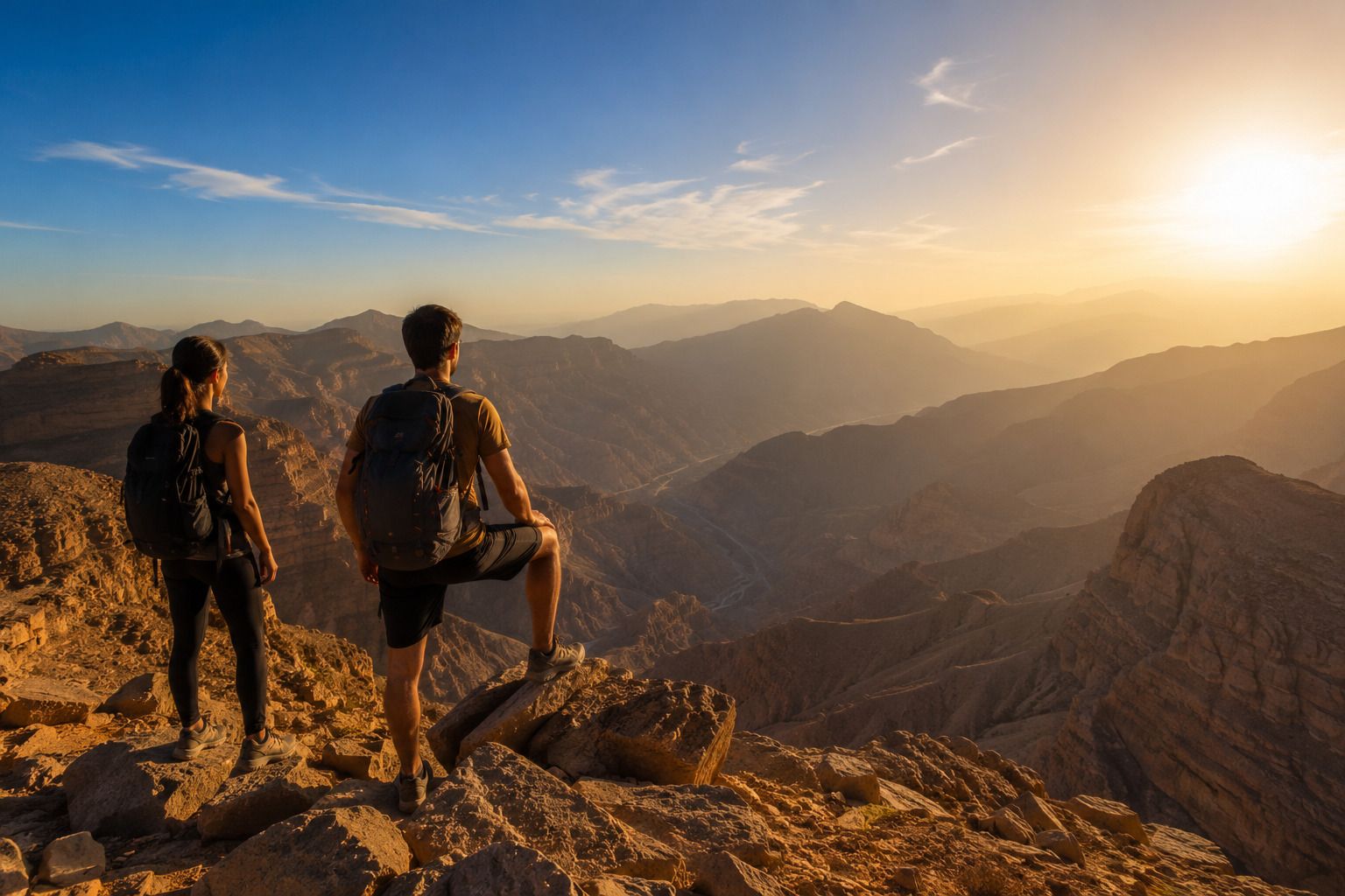 Hiking In The Hajar Mountains Hiking In The Hajar Mountains