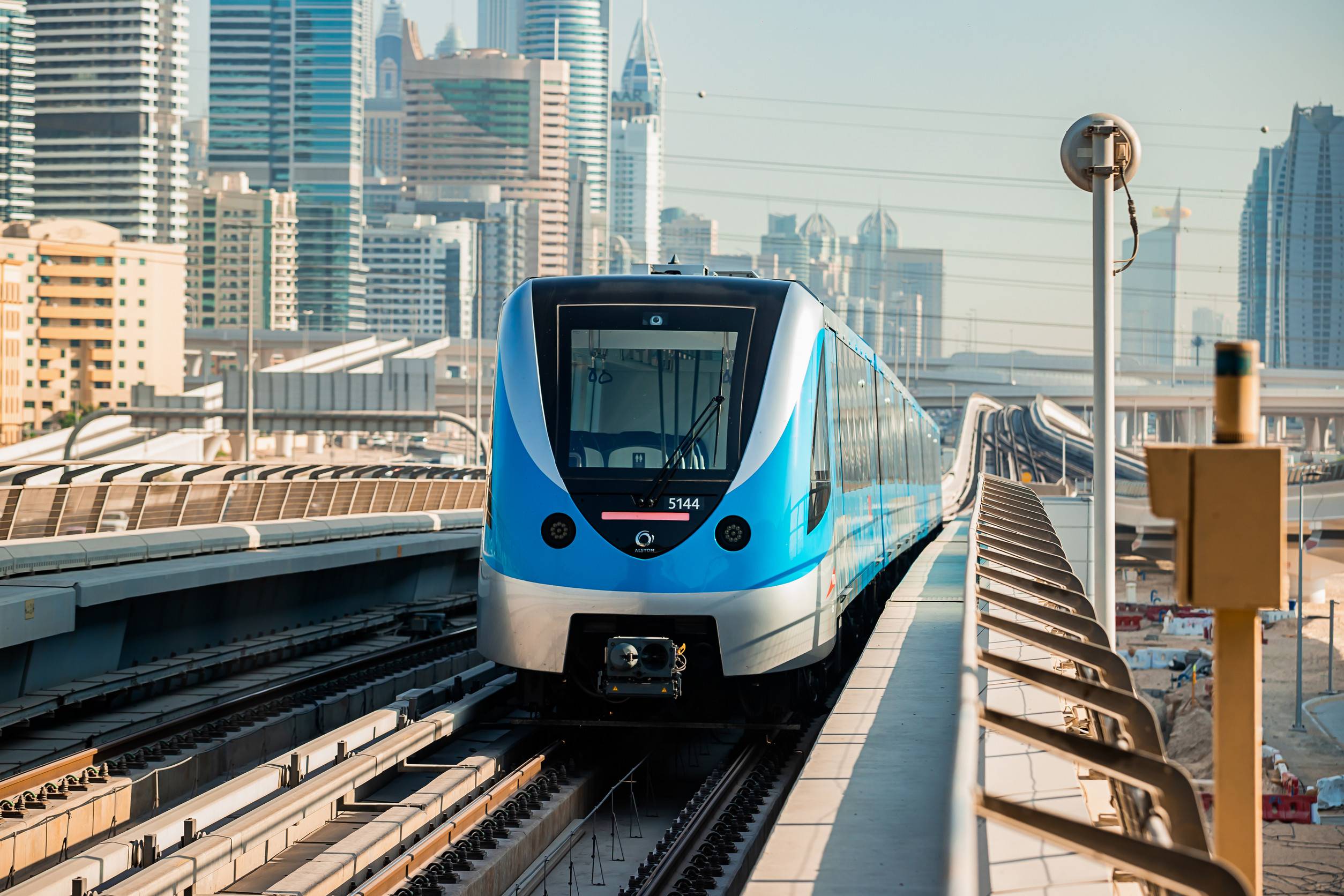 Metro Train In Dubai UAE