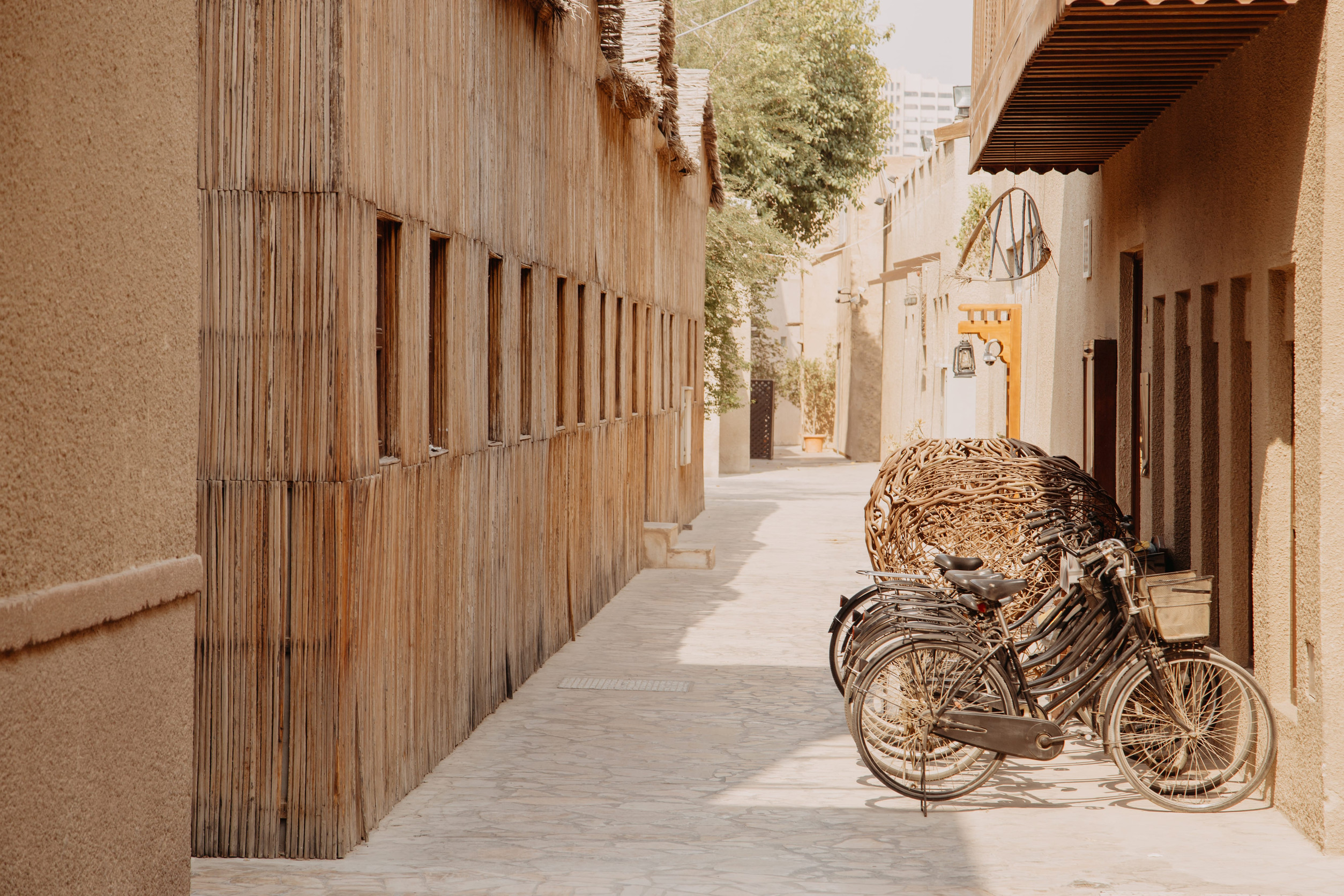Old Town In Al Fahidi Historical District Uae