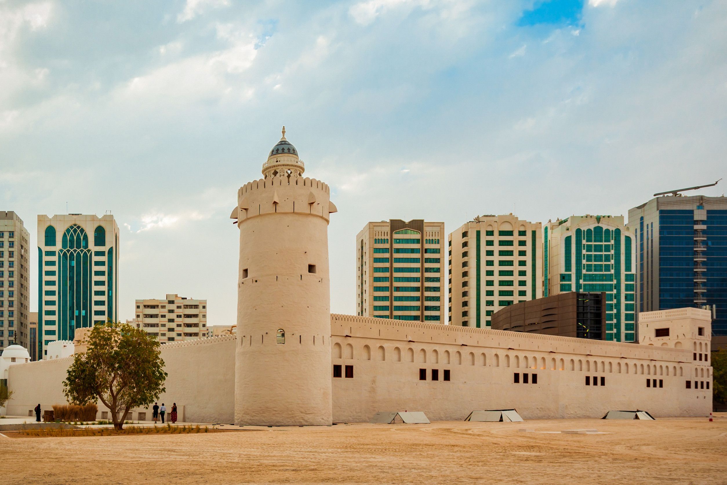 Qasr Ai Hosn In The City Of Abu Dhabi