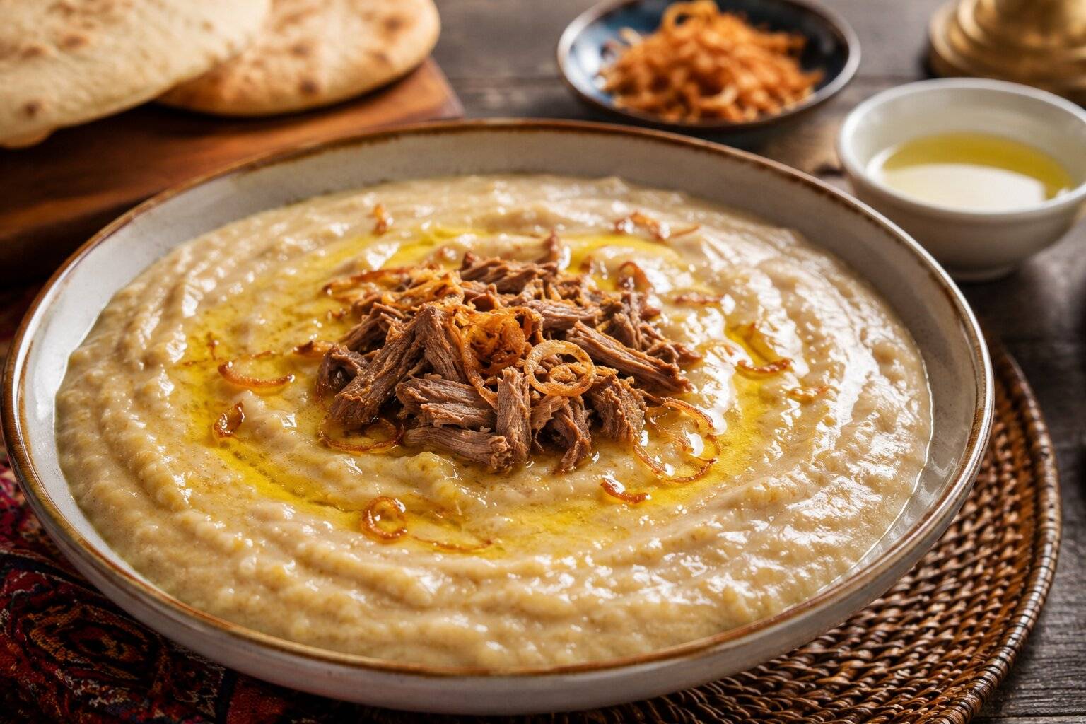 Traditional Emirati Al Harees With Meat Traditional Emirati Al Harees With Meat