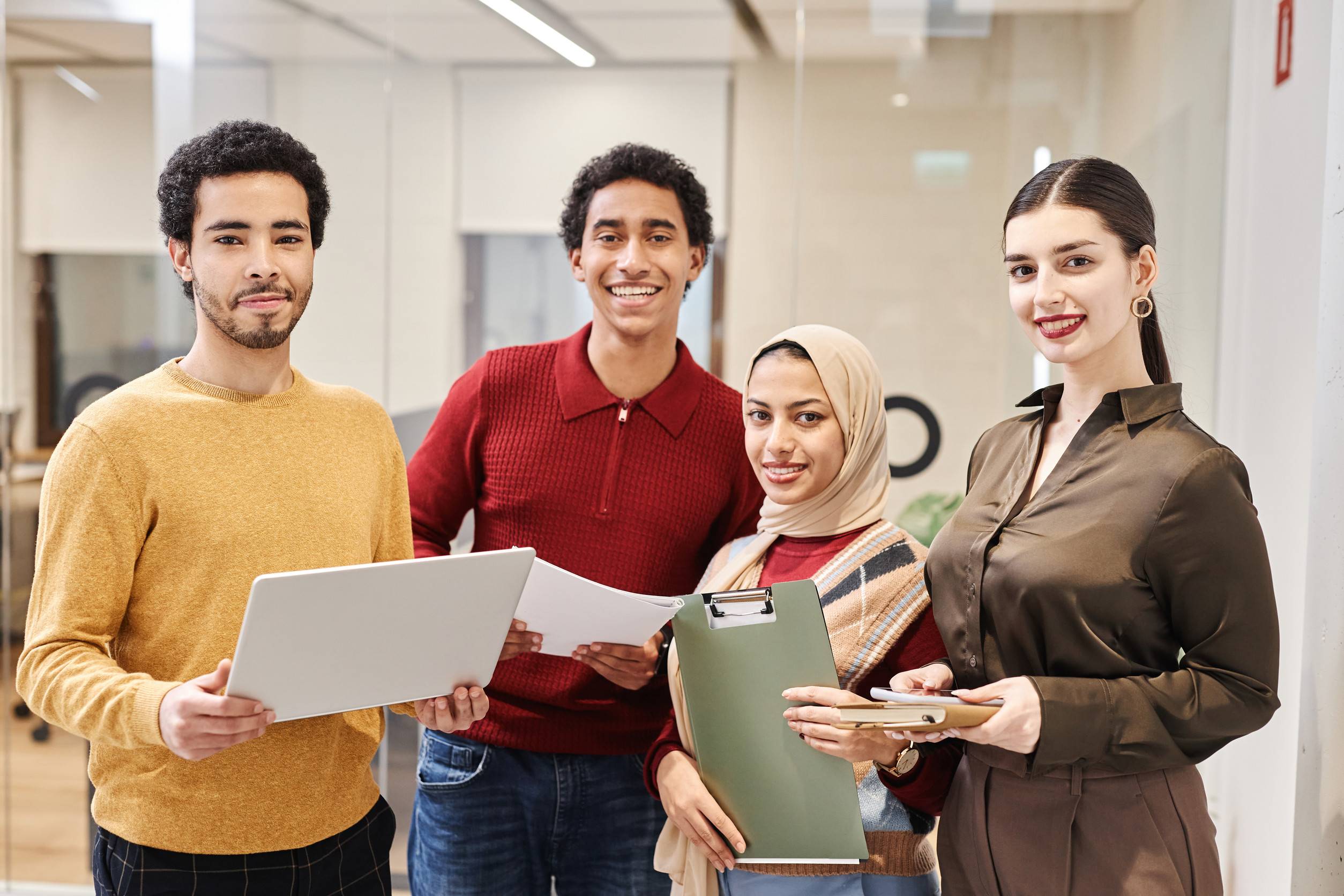 Young Middle Eastern Business Team In Abu Dhabi